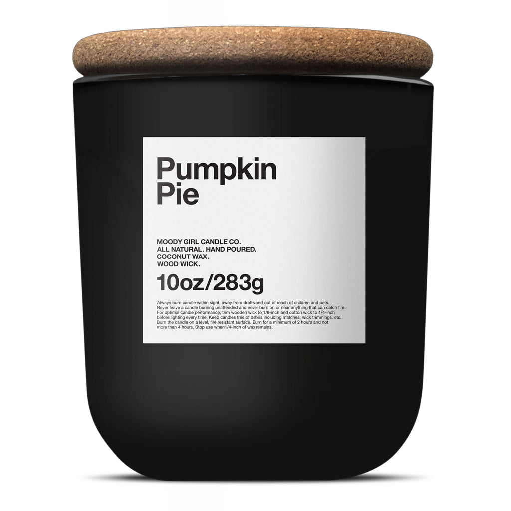 Pumpkin Pie - Wood Wick - Matte Black