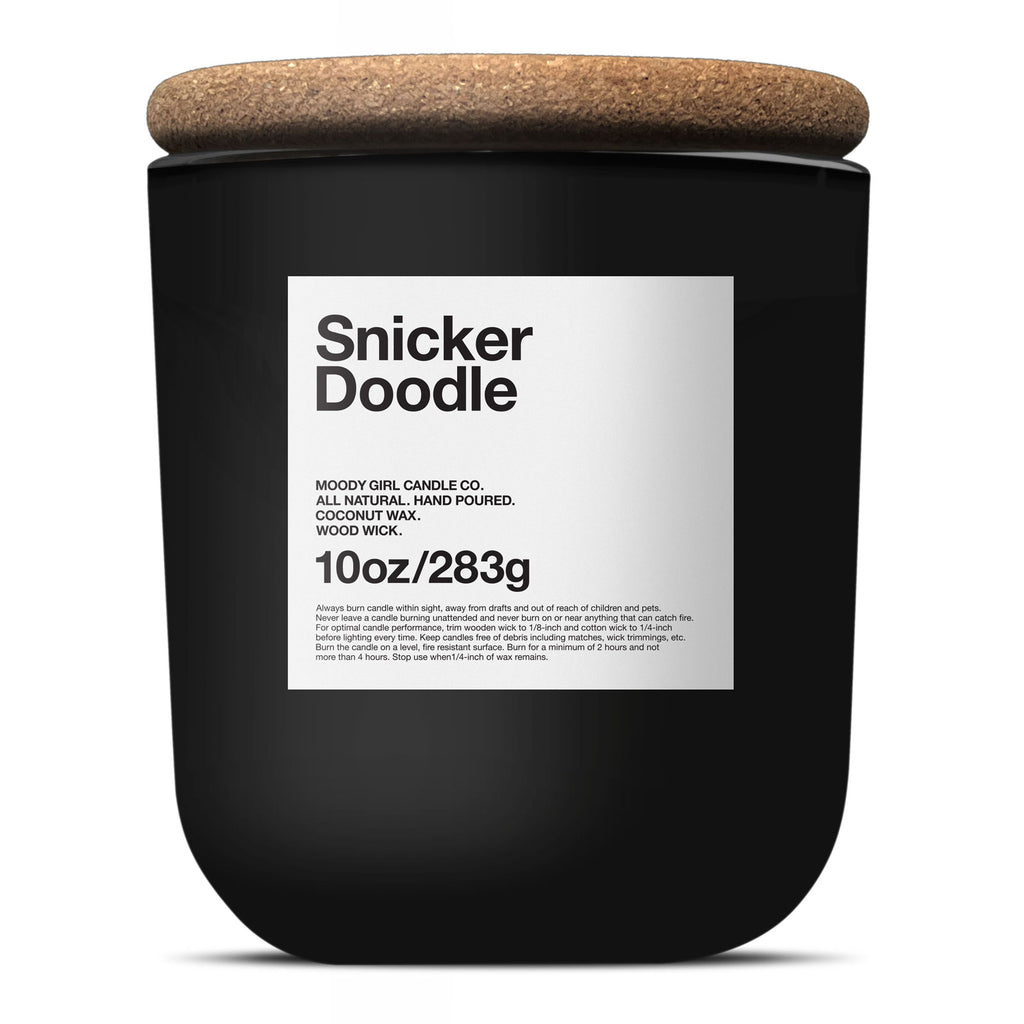 Snicker Doodle - Wood Wick - Matte Black