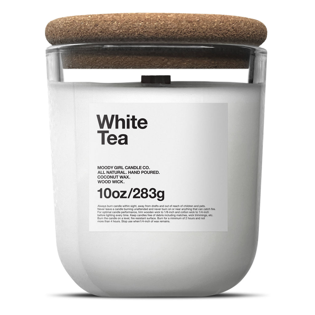 White Tea - Wood Wick - Clear